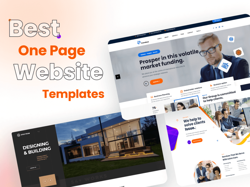 Best-one-page-website-templates Png