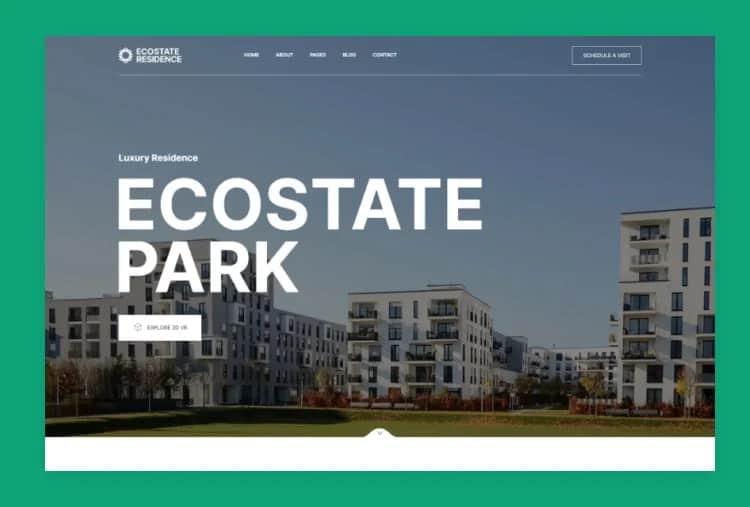 Ecostate-react-single-property-website-template Png