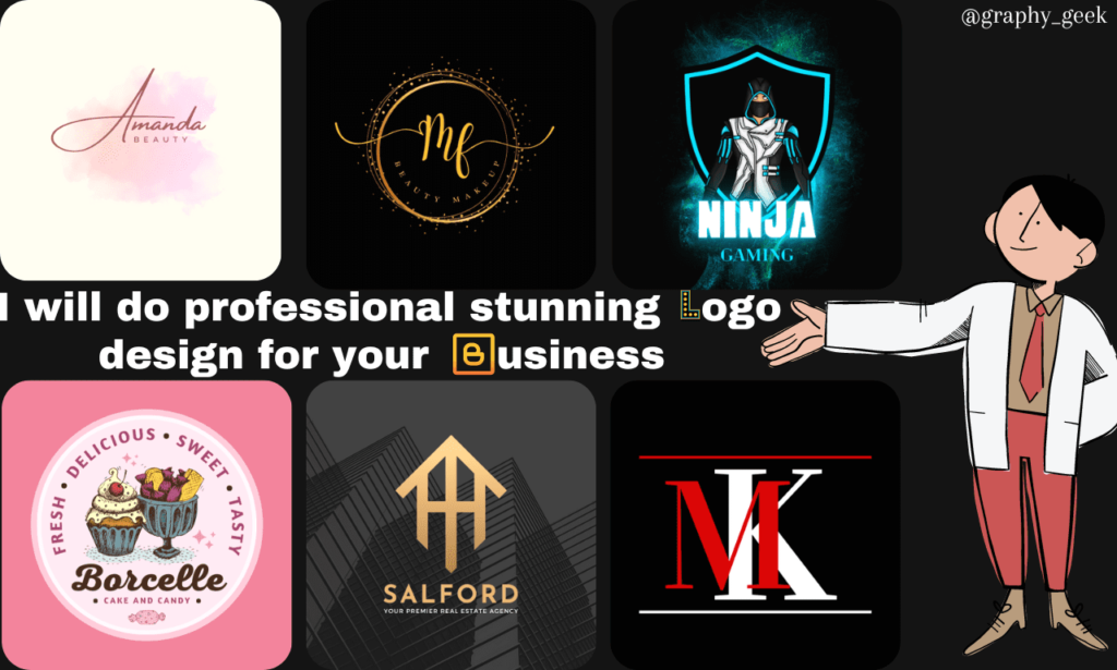 I Will Do Professional Stunning Design Logo For Your Business Brand Graphy Geek2eqatxn